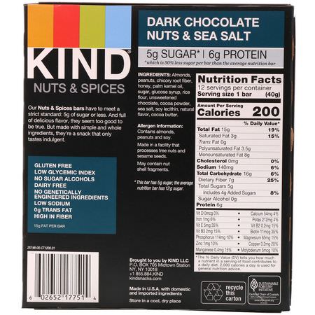 KIND Bars Nutritional Bars Snack Bars - Snackstänger, Näringsstänger