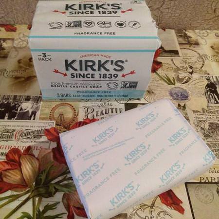 Kirks Castile Soap, Bar Soap, Shower, Bath