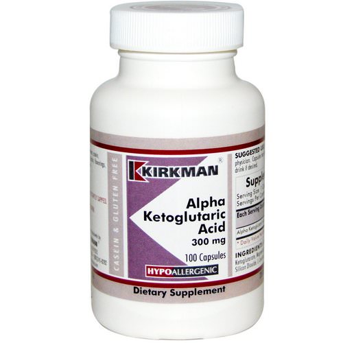 Kirkman Labs, Alpha Ketoglutaric Acid, 300 mg, 100 Capsules Review