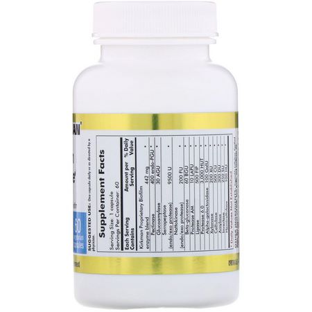 Digestive Enzymer, Digestion, Supplements: Kirkman Labs, Biofilm Defense, 60 Vegetarian Capsules