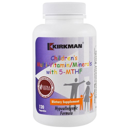Kirkman Labs, Children's Multi Vitamin/Minerals with 5-MTHF, 120 Capsules Review