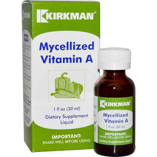 Kirkman Labs, Mycellized Vitamin A Liquid, 1 fl oz (30 ml) Review