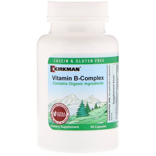 Kirkman Labs, Organic Vitamin B-Complex, 90 Capsules Review