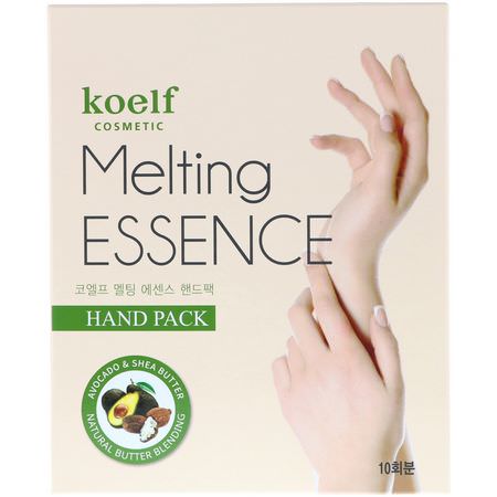 Handvård, K-Beauty, Bad: Koelf, Melting Essence Hand Pack, 10 Pairs