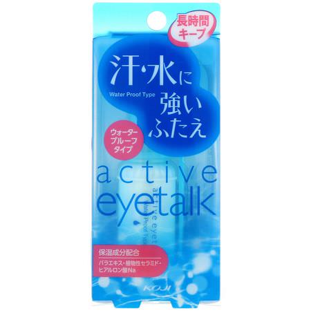 Ögon, Makeup: Koji, Active Eyetalk, Double Eyelid Maker, Waterproof, 0.4 fl oz (13 ml)