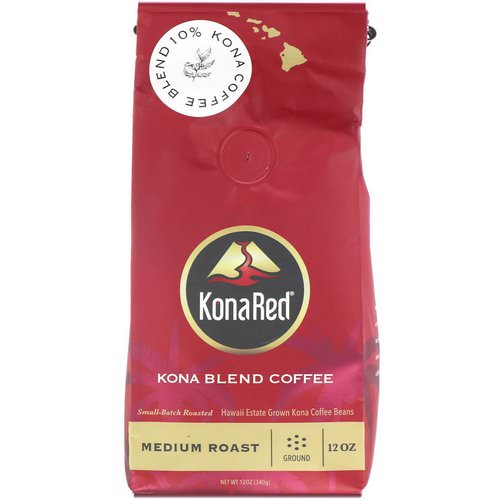 KonaRed, Kona Blend Coffee, Medium Roast, Ground, 12 oz (340 g) Review