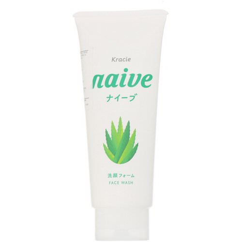 Kracie, Naive, Face Wash, Aloe, 4.5 oz (130 g) Review