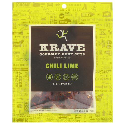 Krave, Gourmet Beef Cuts, Chili Lime, 2.7 oz (76 g) Review