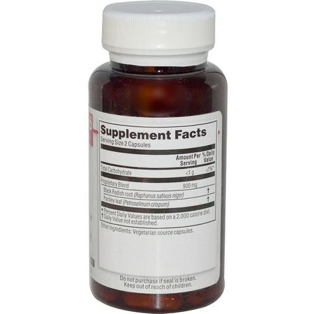 Immun, Kosttillskott, Örter, Homeopati: Kroeger Herb Co, Black Radish & Parsley, 100 Veggie Caps