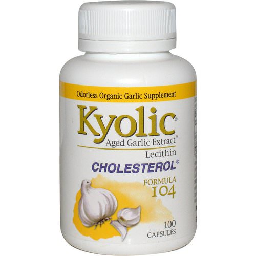 Kyolic, Aged Garlic Extract with Lecithin, Cholesterol Formula 104, 100 Capsules Review