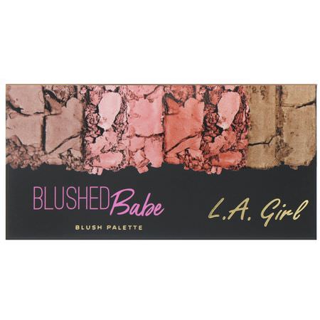 Makeupgåvor, Rodnad, Ansikte, Makeup: L.A. Girl, Blushed Babe Blush Palette, 0.14 oz (4 g) Each