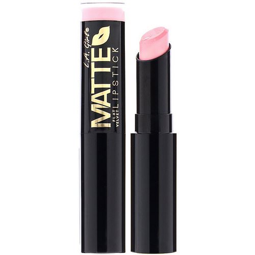 L.A. Girl, Matte Flat Velvet Lipstick, Carried Away, 0.10 oz (3 g) Review