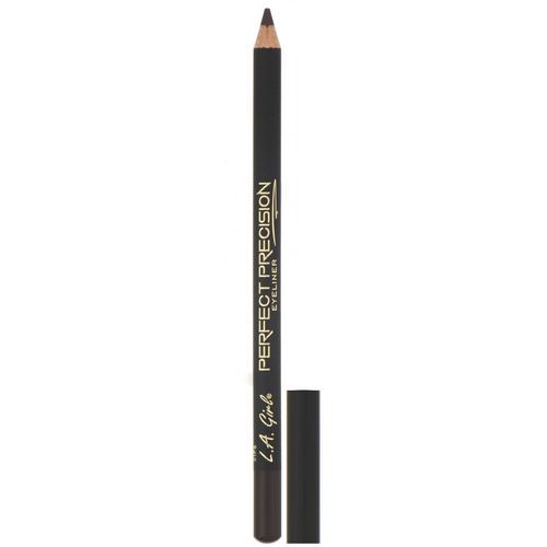 L.A. Girl, Perfect Precision Eyeliner, Dark Brown, 0.05 oz (1.49 g) Review