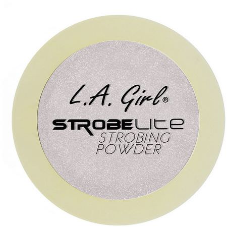Markör, Ansikte, Smink: L.A. Girl, Strobe Lite, Strobing Powder, 120 Watt, 0.19 oz (5.5 g)