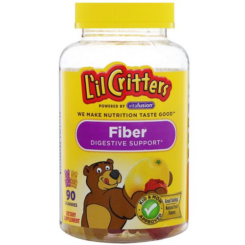 L'il Critters, Fiber Digestive Support, Natural Fruit Flavors, 90 Gummies Review