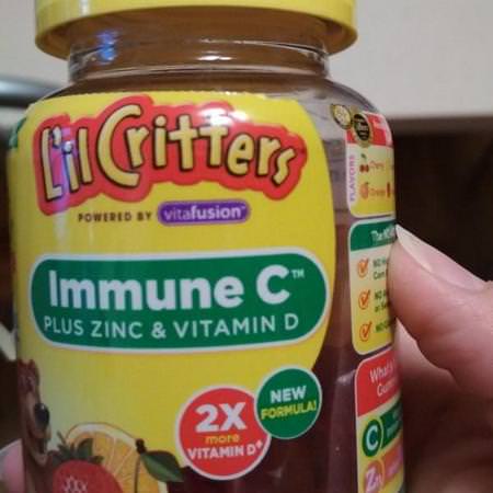 L'il Critters Children's Vitamin C Cold Cough Flu - Influensa, Hosta, Förkylning, Kosttillskott