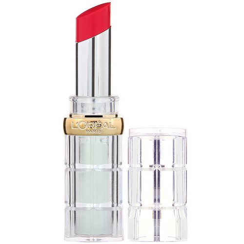 L'Oreal, Color Rich Shine Lipstick, 920 Lacquered Strawberry, 0.1 oz (3 g) Review