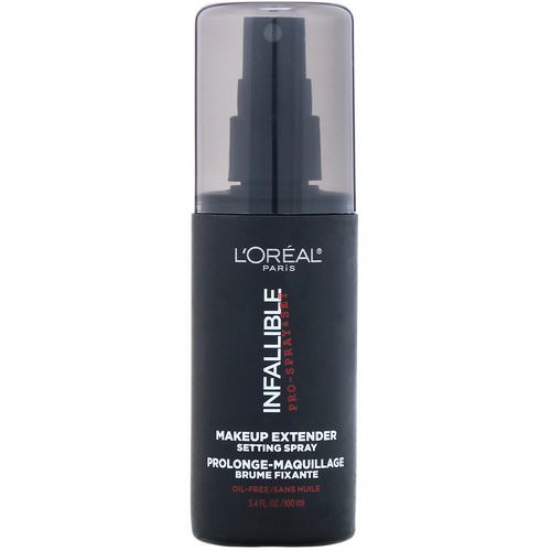 L'Oreal, Infallible Pro-Spray & Set Makeup Extender Setting Spray, 3.4 fl oz (100 ml) Review