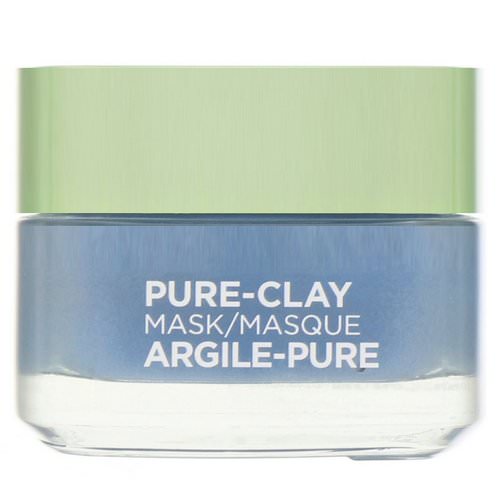 L'Oreal, Pure-Clay Mask, Clear & Comfort, 3 Pure Clays + Seaweed, 1.7 oz (48 g) Review