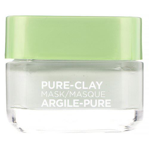 L'Oreal, Pure-Clay Mask, Purify & Mattify, 3 Pure Clays + Eucalyptus, 1.7 oz (48 g) Review