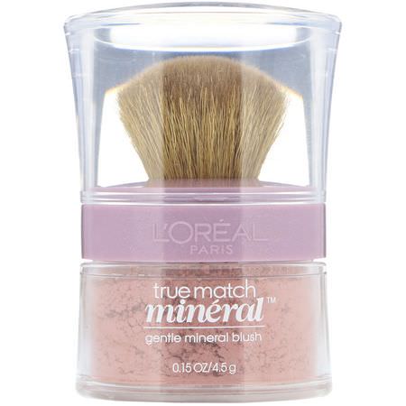 Blush, Face, Makeup: L'Oreal, True Match Naturale Mineral Blush, 486 Pinched Pink, 0.15 oz (4.5 g)