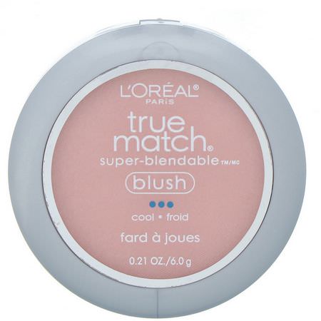 Blush, Face, Makeup: L'Oreal, True Match Super-Blendable Blush, C1-2 Baby Blossoms, .21 oz (6 g)