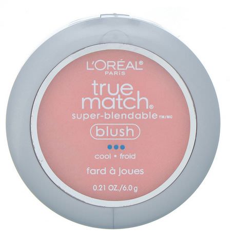 Blush, Face, Makeup: L'Oreal, True Match Super-Blendable Blush, C5-6 Rosy Outlook, .21 oz (6 g)