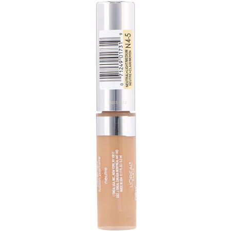 Concealer, Face, Makeup: L'Oreal, True Match Super-Blendable Concealer, N4-5 Neutral Light/Medium, .17 fl oz (5.2 ml)