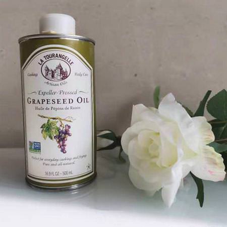La Tourangelle Condiments Oils Vinegars Grapeseed - Grapeseed, Massage Oljor, Body, Bath