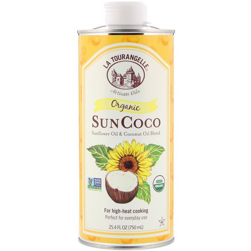 La Tourangelle, Organic SunCoco, Sunflower Oil & Coconut Oil Blend, 25.4 fl oz (750 ml) Review