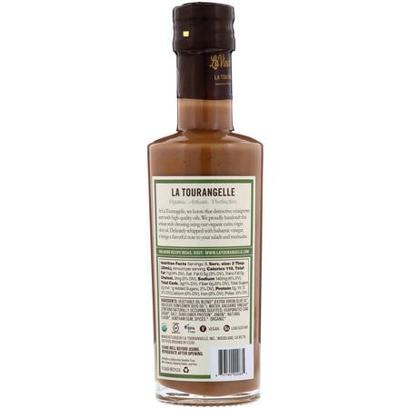 Förband, Vingårdar, Oljor: La Tourangelle, Organic Vinaigrette, Classic Balsamic, 8.45 fl oz (250 ml)