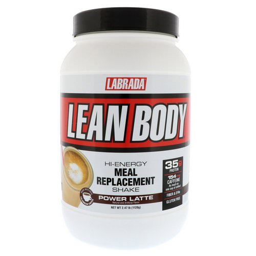 Labrada Nutrition, Lean Body, Hi-Energy Meal Replacement Shake, Power Latte, 2.47 lbs (1120 g) Review