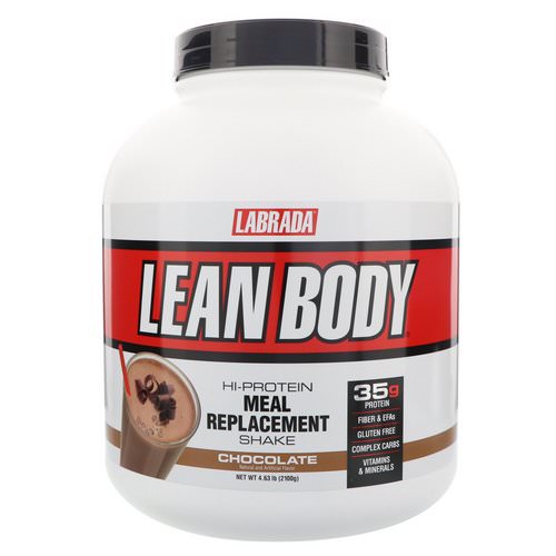 Labrada Nutrition, Lean Body, Hi-Protein Meal Replacement Shake, Chocolate, 4.63 lbs (2100 g) Review