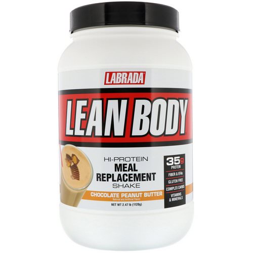 Labrada Nutrition, Lean Body, Hi-Protein Meal Replacement Shake, Chocolate Peanut Butter, 2.47 lbs (1120 g) Review