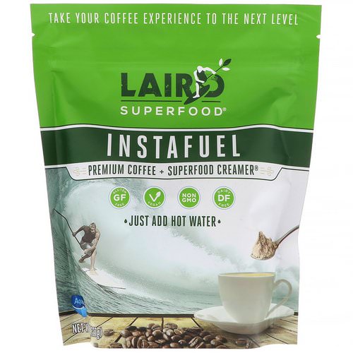 Laird Superfood, InstaFuel, Premium Instant Coffee + Laird Superfood Creamer, 8 oz (227 g) Review