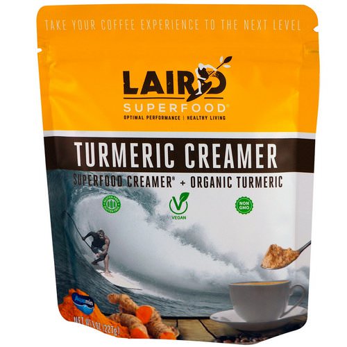 Laird Superfood, Turmeric Creamer, 8 oz (227 g) Review