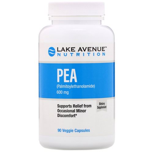 Lake Avenue Nutrition, PEA (Palmitoylethanolamide), 600 mg, 90 Veggie Capsules Review