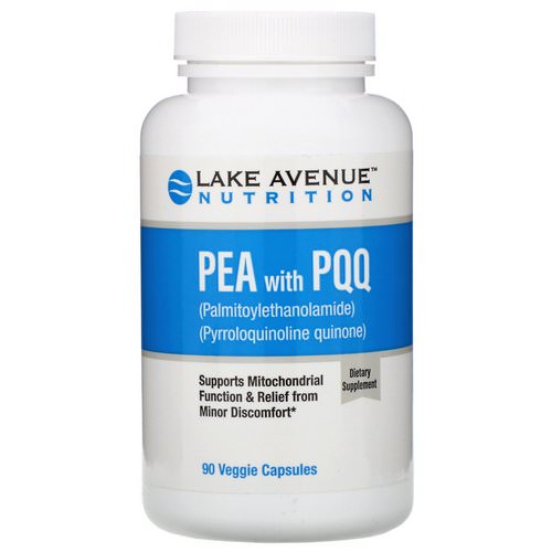 Lake Avenue Nutrition, PEA (Palmitoylethanolamide) with PQQ, 90 Veggie Capsules Review