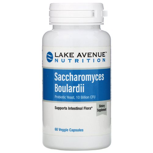 Lake Avenue Nutrition, Saccharomyces Boulardii, Probiotic Yeast, 10 Billion CFU, 60 Veggie Capsules Review