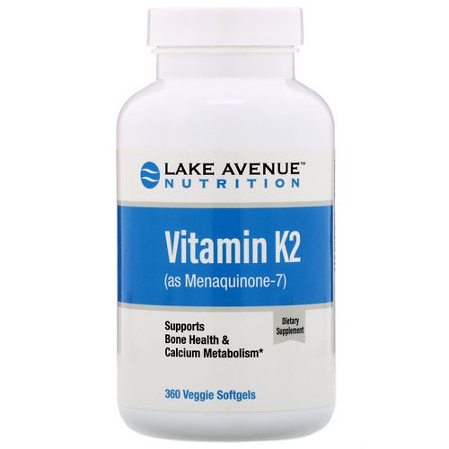 Lake Avenue Nutrition, Vitamin K2 (as Menaquinone-7), 50 mcg, 360 Veggie Softgels Review