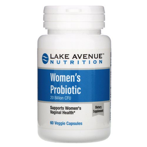 Lake Avenue Nutrition, Women's Probiotics, 20 Billion CFU, 60 Veggie Capsules Review