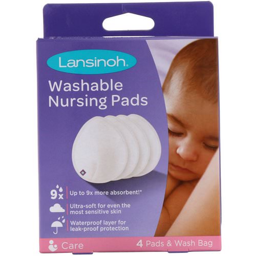 Lansinoh, Washable Nursing Pads, 4 Pads & Wash Bag Review