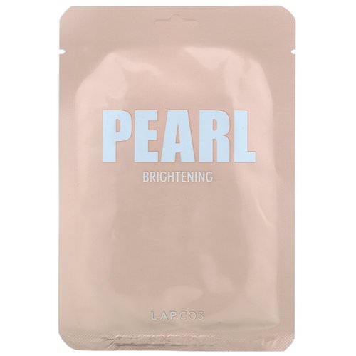 Lapcos, Pearl Sheet Mask, Brightening, 1 Mask, 0.81 fl oz (24 ml) Review