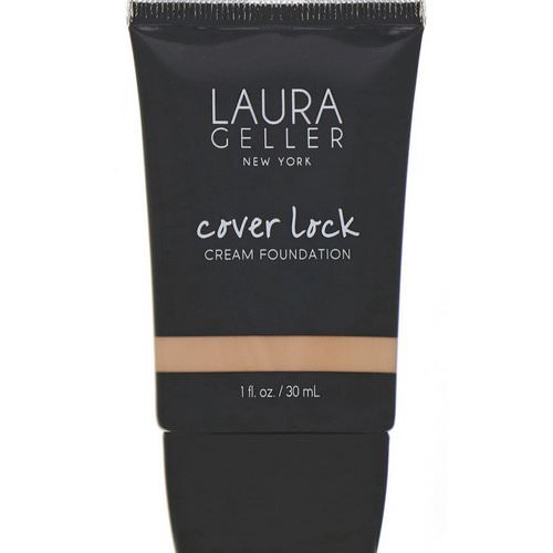 Laura Geller, Cover Lock, Cream Foundation, Porcelain, 1 fl oz (30 ml) Review