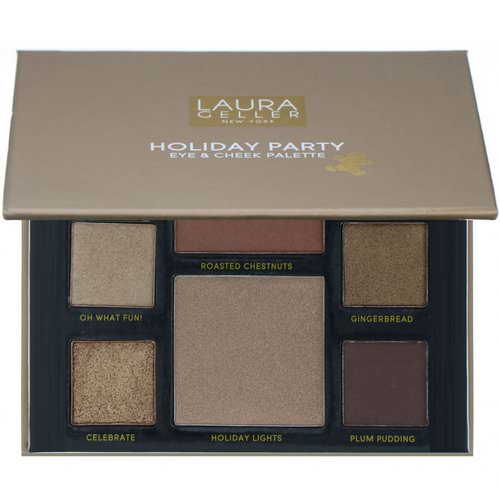 Laura Geller, Party in a Palette, Full Face Palette Collection, 3 Eye + Cheek Palettes Review