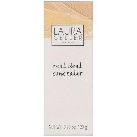 Concealer, Face, Makeup: Laura Geller, Real Deal Concealer, Light, 0.7 oz (20 g)