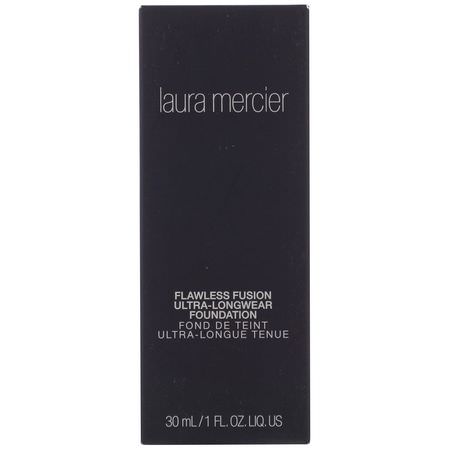 Foundation, Face, Makeup: Laura Mercier, Flawless Fusion, Ultra-Longwear Foundation, 5W1 Amber, 1 fl oz (30 ml)