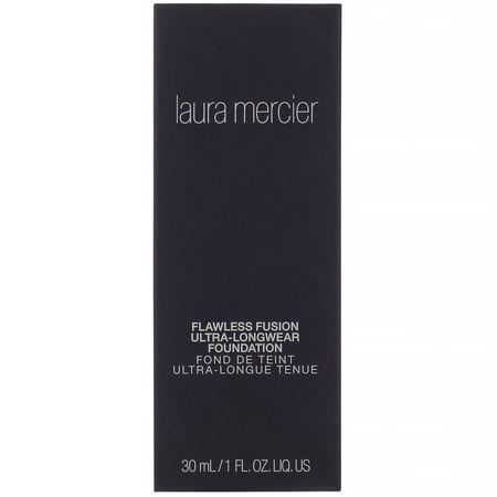 Foundation, Face, Makeup: Laura Mercier, Flawless Fusion, Ultra-Longwear Foundation, 4W1.5 Tawny, 1 fl oz (30 ml)