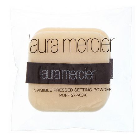 Makeupsvampar, Makeupborstar, Makeup: Laura Mercier, Invisible Pressed Setting Powder Puff Refill, 2 Pack