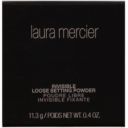 Ställa In Spray, Pulver, Ansikte, Smink: Laura Mercier, Loose Setting Powder, Invisible, 0.4 oz (11.3 g)